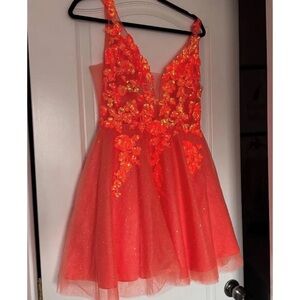 Orange Prom Dress